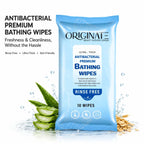 Originate Bed Bath Wipes for Adults | Soft & Gentle Waterless Body Cleansing Solution - Bathing Wipes