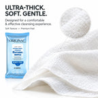 Originate Bed Bath Wipes for Adults | Soft & Gentle Waterless Body Cleansing Solution - Bathing Wipes