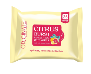 Originate Citrus Burst Refreshing Wipes