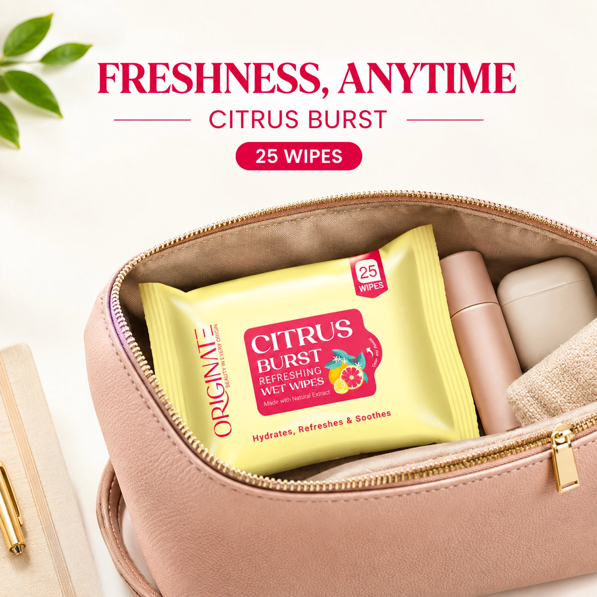 Refreshing Face Wipes - Face Cleansing Wipes for Face