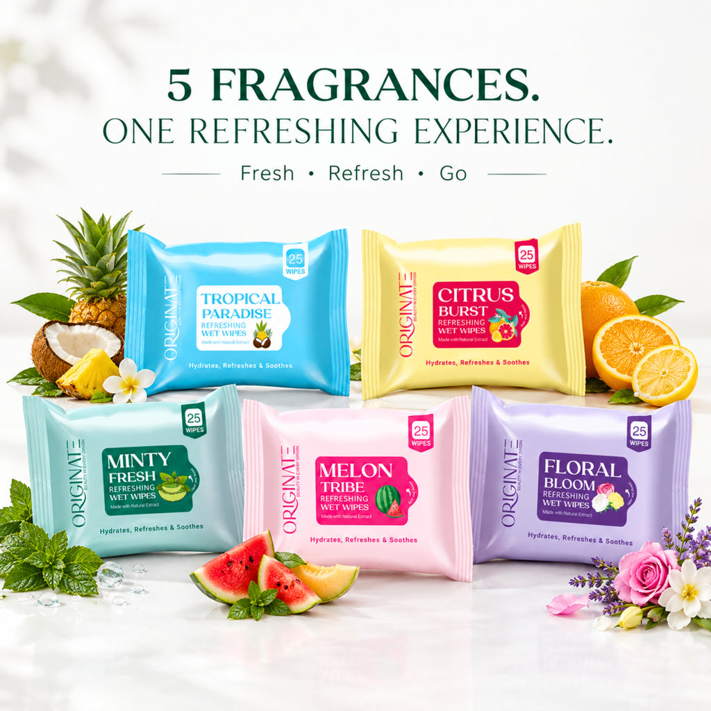 Refreshing Face Wipes Combo Pack
