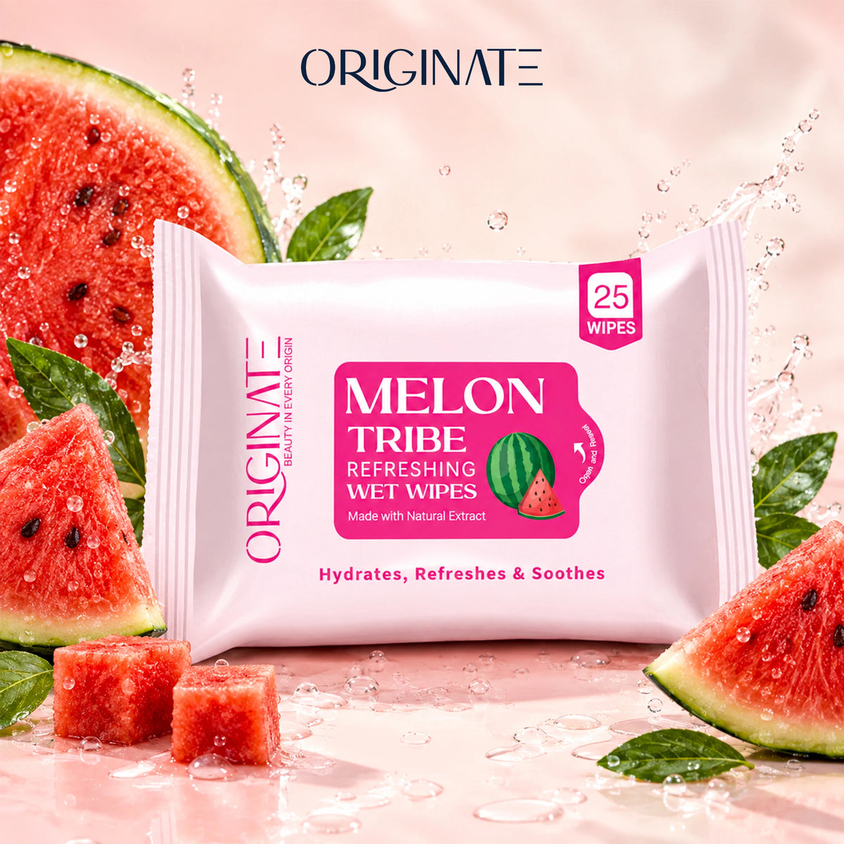 Melon Tribe Refreshing Face Wipes