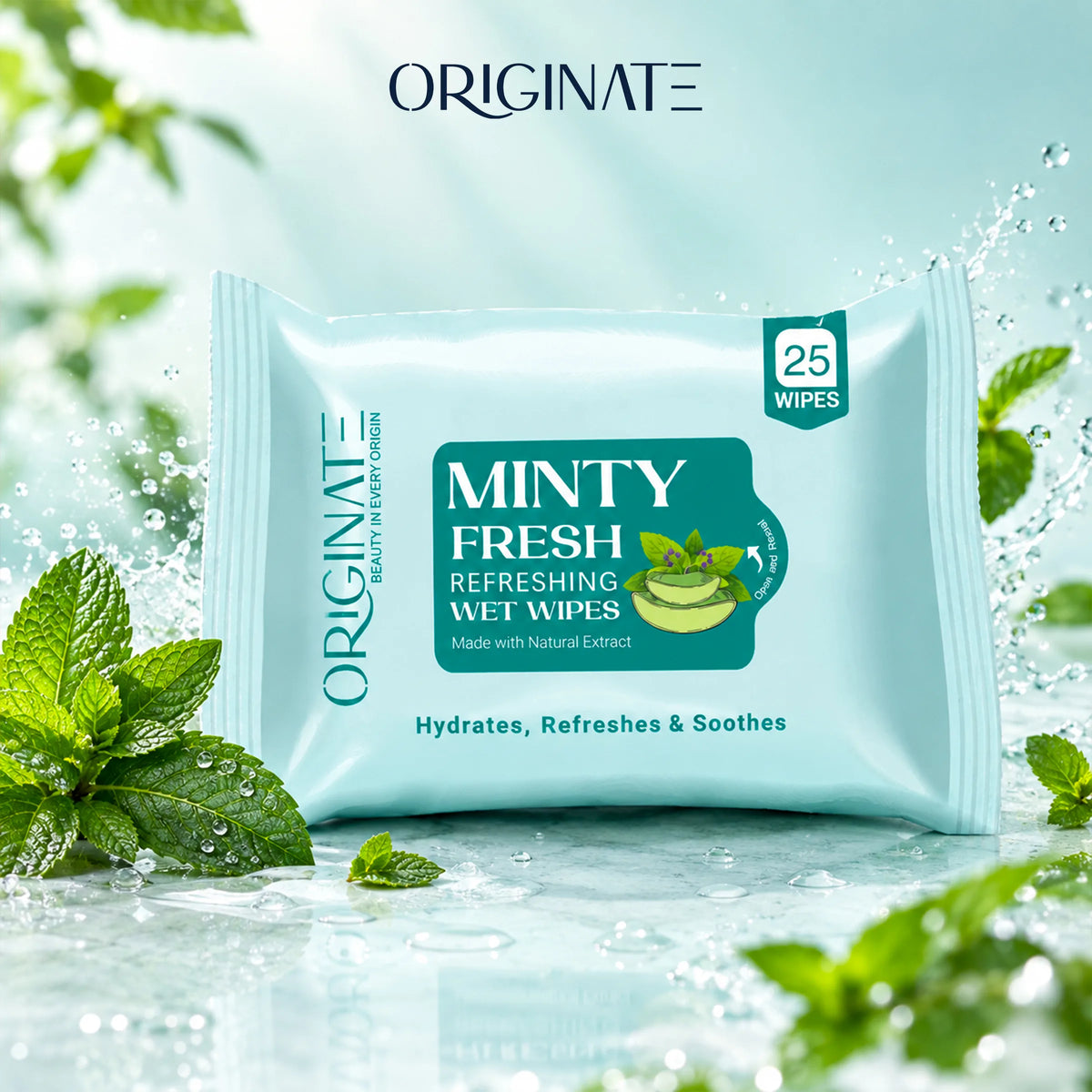 Minty Fresh Refreshing Face Wipes