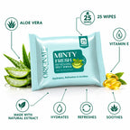 Facial Wipes - Minty Fresh Refreshing Wet Wipes 