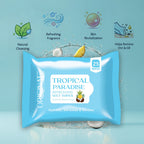 Originate Tropical Paradise Refreshing Wipes – Hydrating Facial Wipes