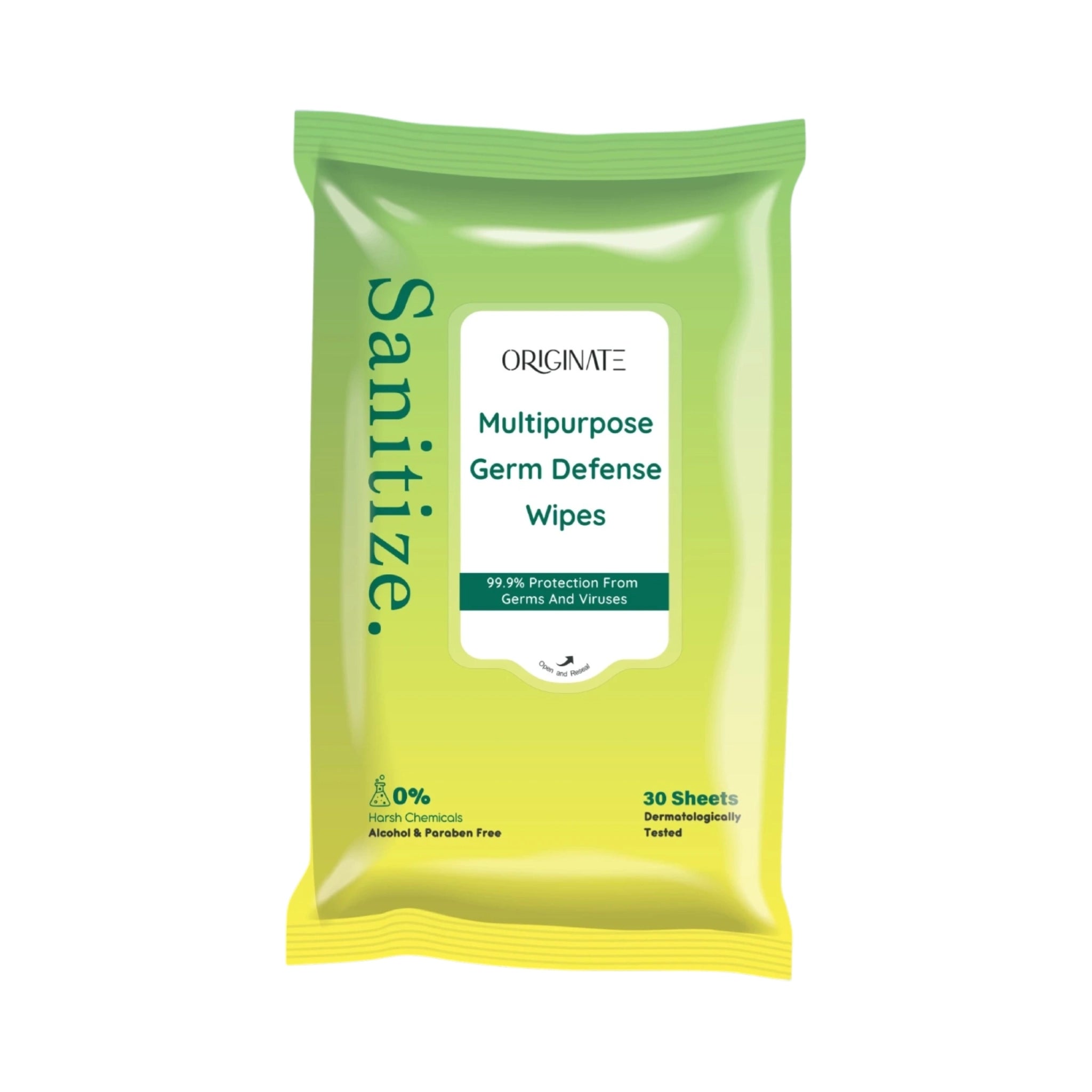 Sanitizing Wipes India — Multipurpose Germ Defense Cleaning Wipes | Originate