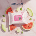 Originate Melon Tribe Refreshing Wipes – Hydrating Melon Facial Wipes