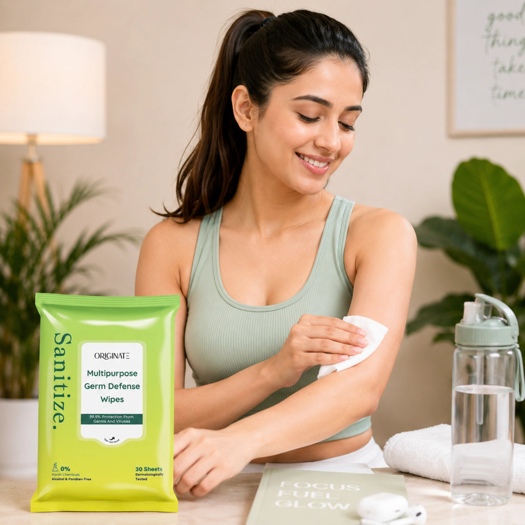 Sanitizing Wipes India — Multipurpose Germ Defense Cleaning Wipes | Originate