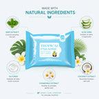 Originate Tropical Paradise Refreshing Wipes – Hydrating Facial Wipes