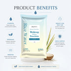 Rice Water Facial Wipes India — Brightening & Makeup Remover | Originate