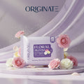 Originate floral bloom refreshing wet wipes - gentle floral facial wipes hydrates refreshes and soothes 25 wipes